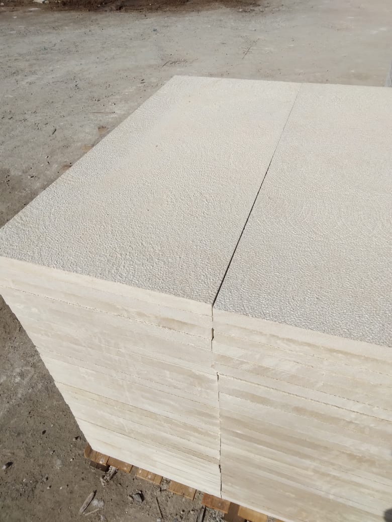 Pierre de Taza Beige/Gris de Tranche Brut