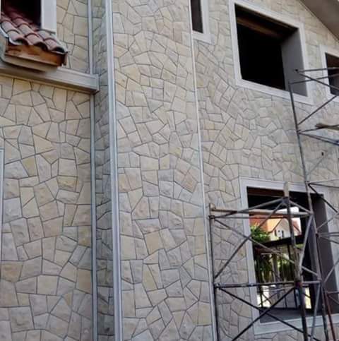 Pierre de Taza Beige/Gris de Taille de Bloc Kartbond