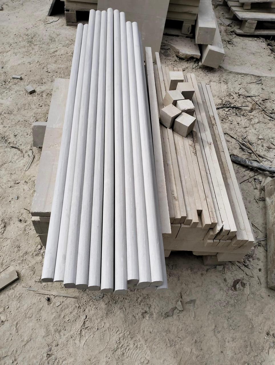 Pierre de Taza Beige/Gris de Taille de Bloc Plinta