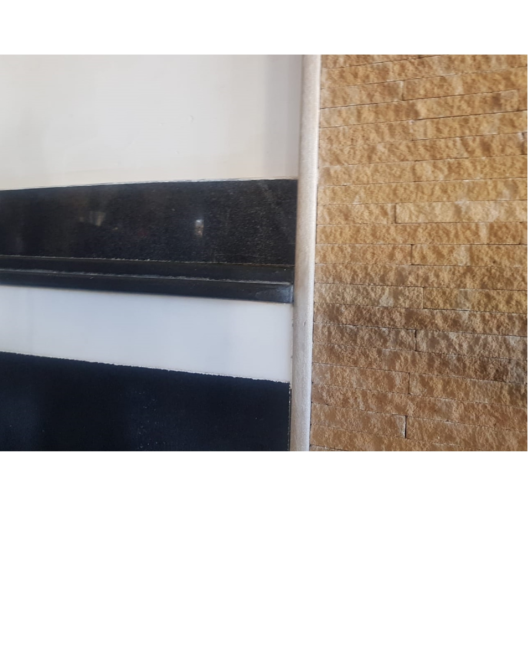 Pierre de Taza Beige/Gris de Taille de Bloc Plinta