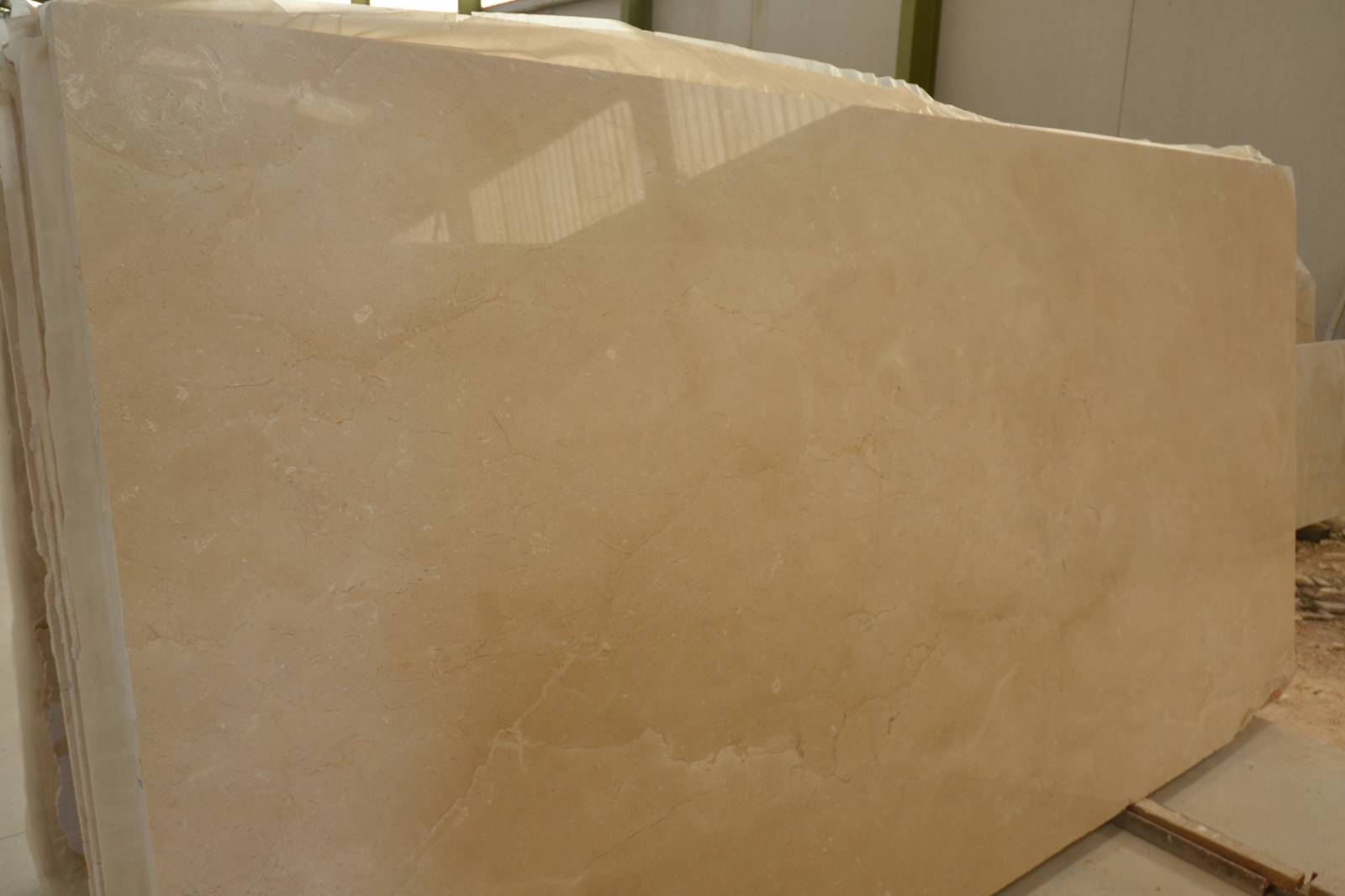 Pierre de Taza Beige/Gris de Tranche Polie